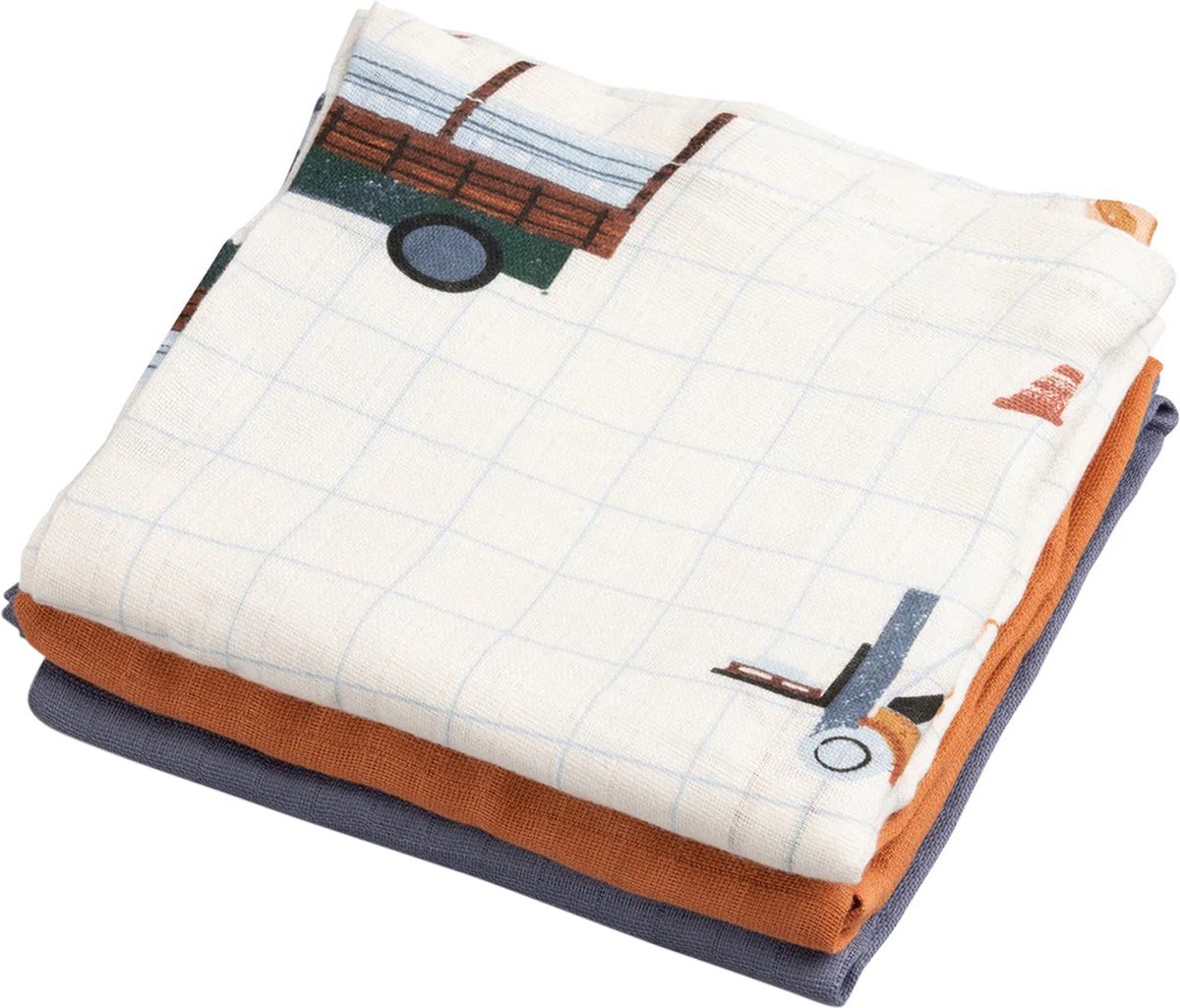 Goedkoopste Sebra Busy Builders Hydrofiel Doek - 3 Stuks