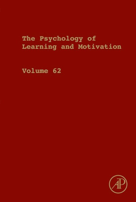 Psychology of Learning and Motivation 62 - Psychology of Lea ... - cover