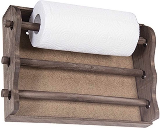 Houten Keukenrolhouder Met Hanger En Antislip Design Voor Standaard En Grote Rollen Keukenpapierhouder Voor Werkblad En Eettafel Houten Keukenrolhouder Met Hanger En Antislip Design Voor Standaard En Grote Rollen Keukenpapierhouder Voor Werkblad En Eettafel