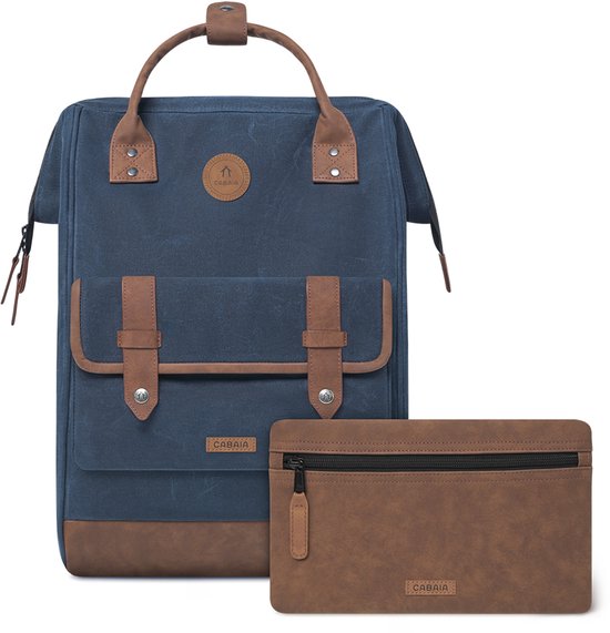 Cabaia Adventurer Large - Montalivet - schoolrugzak met 15 inch laptopvak