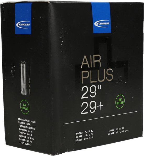 Schwalbe Binnenband 54-622 AV19 AirPlus met autoventiel voor stadsfiets, trekkingfiets en e-bike — afbeelding 4