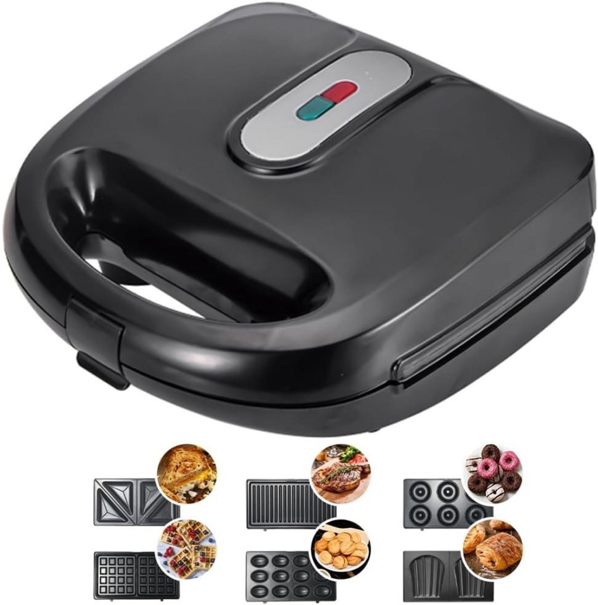 Contactgrill met uitneembare platen - Tosti ijzer
