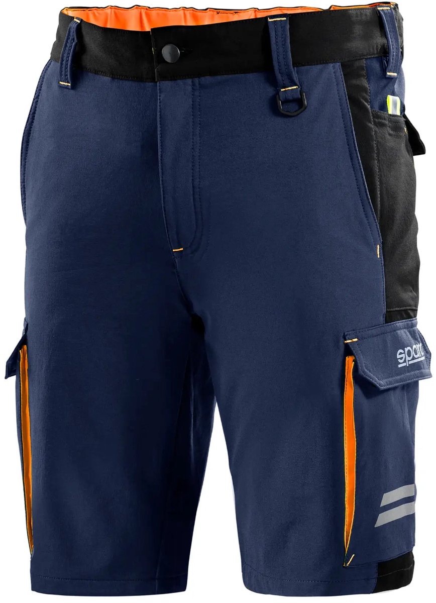 Sparco Tech Werkbroek Kort - zwart-grijs - Maat - xs