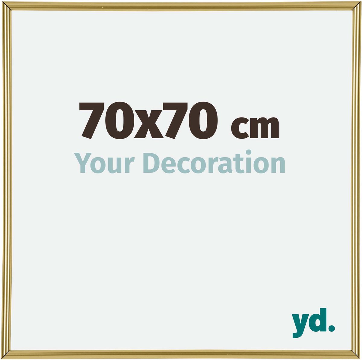 yd. Your Decoration - Fotolijst 70x70 cm - Kunststof - Goud - Annecy