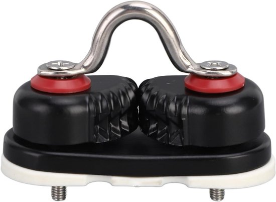 Taquet Cam Cleat Aluminium Nylon Noir - Entrée Rapide Pour Cordes 4-6mm Bateau Voile