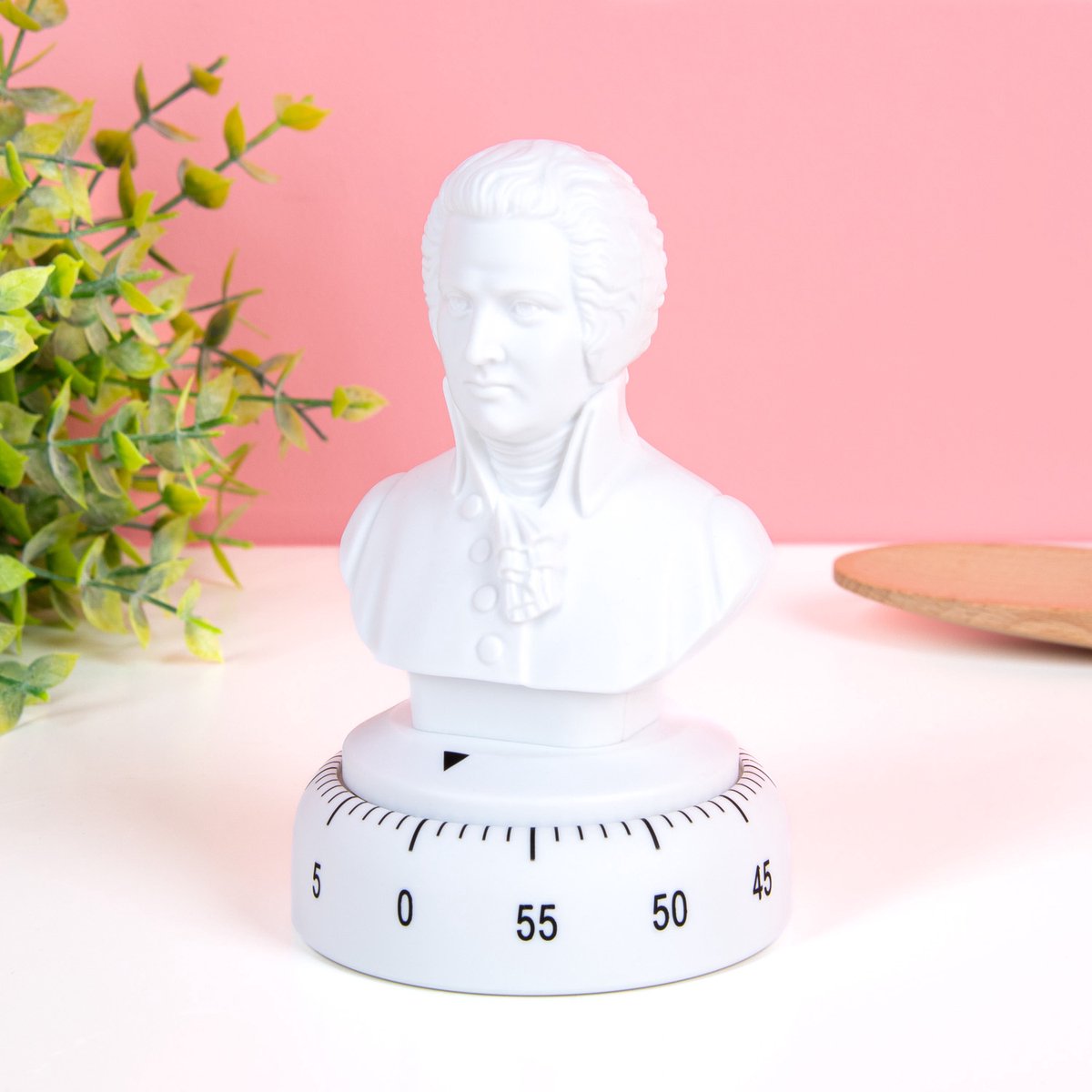 Kikkerland Kookwekker - Mozart design - 60 minuten timer - Keuken accessoires