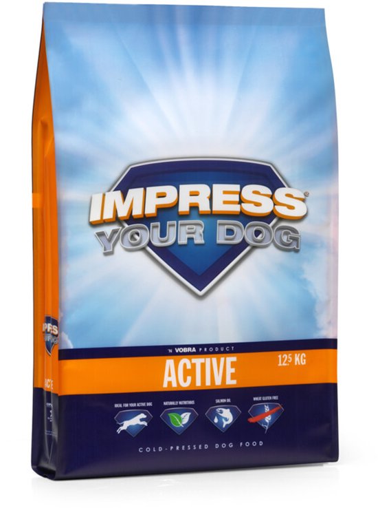 Impress your dog Active Geperste Brok 12,5KG