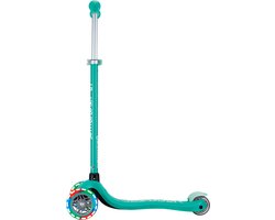 3-Wiel Step - Globber Primo Plus Lights Green - groen - lichtgevende wielen - in hoogte verstelbaar - vanaf 3 tot 9 jaar