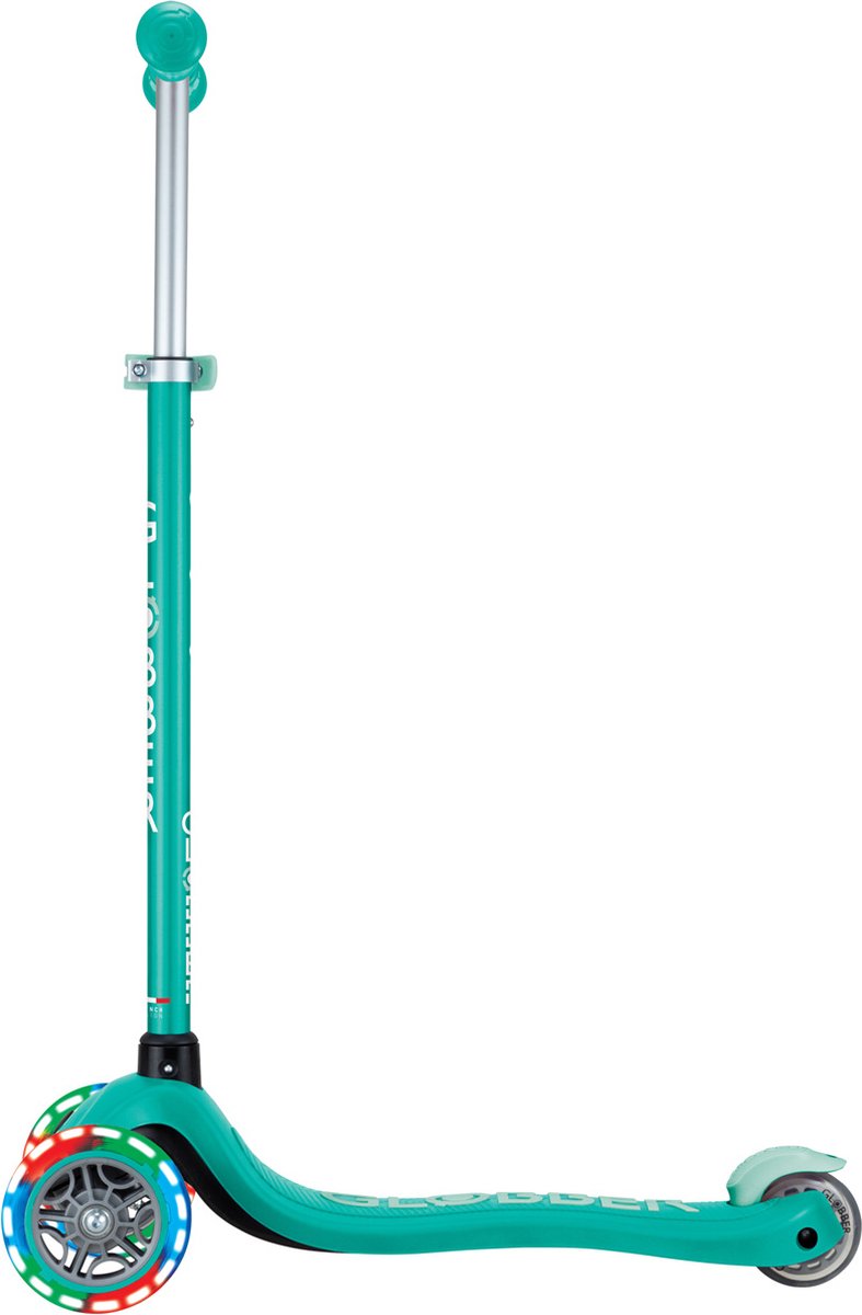 GLOBBER Step Primo Lights Plus turquoise-mint, met verlichte wielen