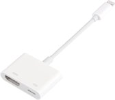 HDMI adapter aansluiting kabel female naar 8-Pin voor iPhone en iPad | 16CM | Wit