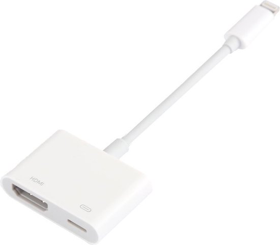 credit Haalbaarheid dood HDMI adapter aansluiting kabel female naar 8-Pin voor iPhone en iPad | 16CM  | Wit | bol.com