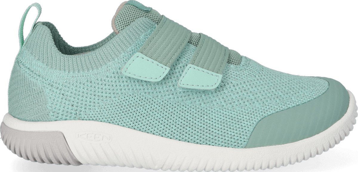 Keen KNX Knit Older Kids Sneakers Granite /Lichen Blauw