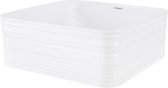 Lavabo Forme Carrée 39x39x15 cm Céramique Wit ML Design