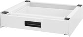 Tussenbouwframe voor wasmachine Aansluitframe met lade 60,5x54 cm in wit ML design