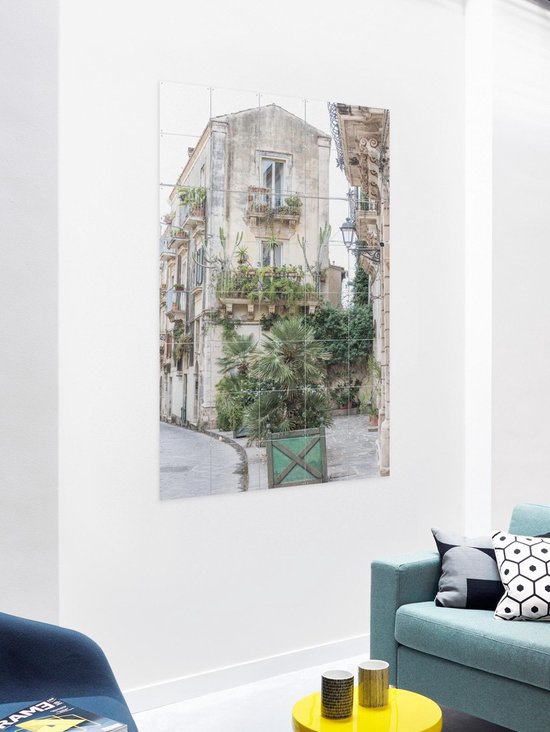IXXI Scène de Rue Botanique - Décoration murale - Fleurs et Plantes - 100 x 140 cm