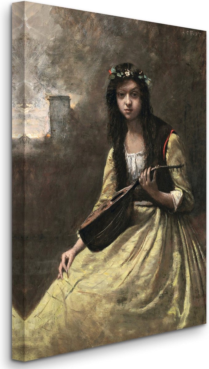 Camille Corot - The Gypsy (1865) - De Zigeuner (1865) - 3:2