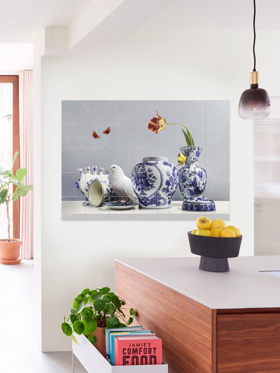 IXXI Royal white, Sander van Laar - 140 x 100 cm - Gratis ophangtool - Grote wanddecoratie en posters - Klassiek, Fotografie, Decoratieve kunsten