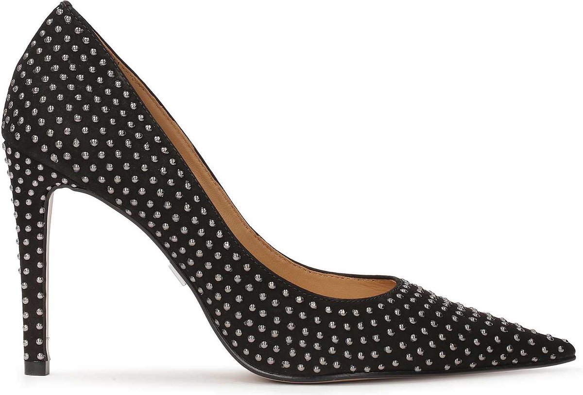 Kazar Suede pumps decorated with small rivets