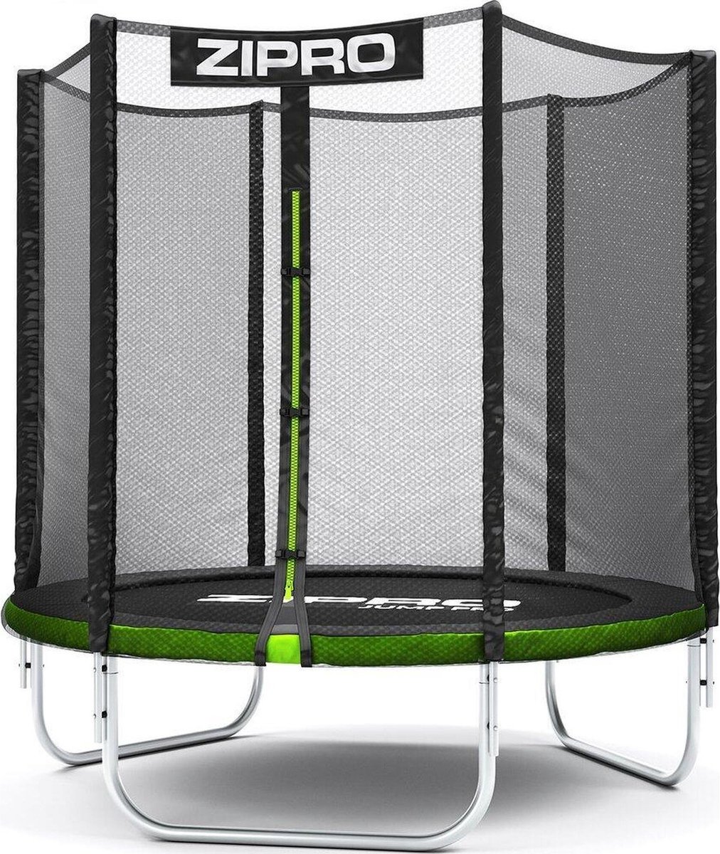 Viking Sports Trampoline met Veiligheidsnet - Ø 140 cm - Groen & Zwart - Max. 25 kg