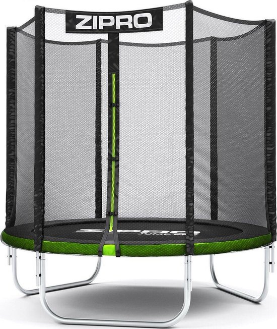Viking Sports Trampoline met Veiligheidsnet - Ø 140 cm - Groen & Zwart - Max. 25 kg