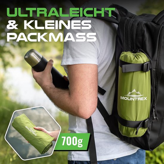 Ultralichte Opblaasbare Camping Slaapmat met Voetpomp van Merkloos — afbeelding 2