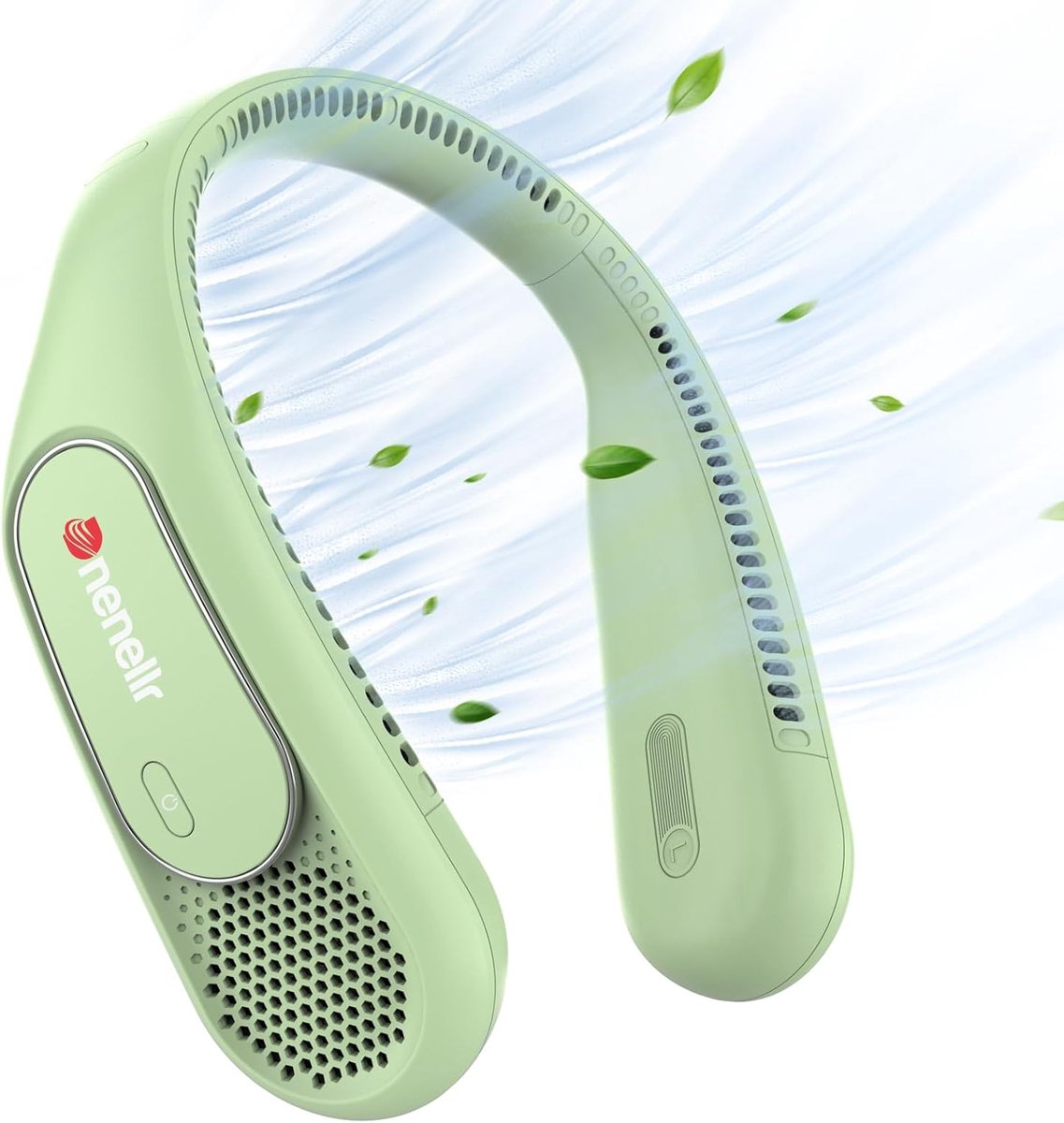 Draagbare nekventilator met 360 graden luchtstroom en 3 snelheden - USB oplaadbare ventilator voor persoonlijke koeling