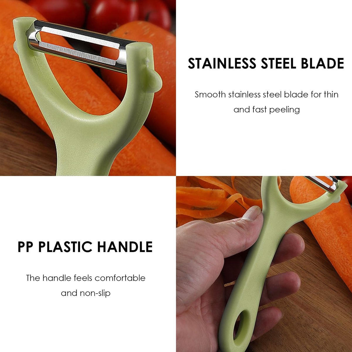 Econome,Outils De Cuisine éplucheur De Fruits Et Légumes Outil De Broyage De Légumes Lame En