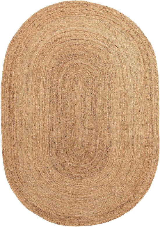 VIPANTH EXPORTS Tapis Rond en Jute de différentes Tailles et Couleurs