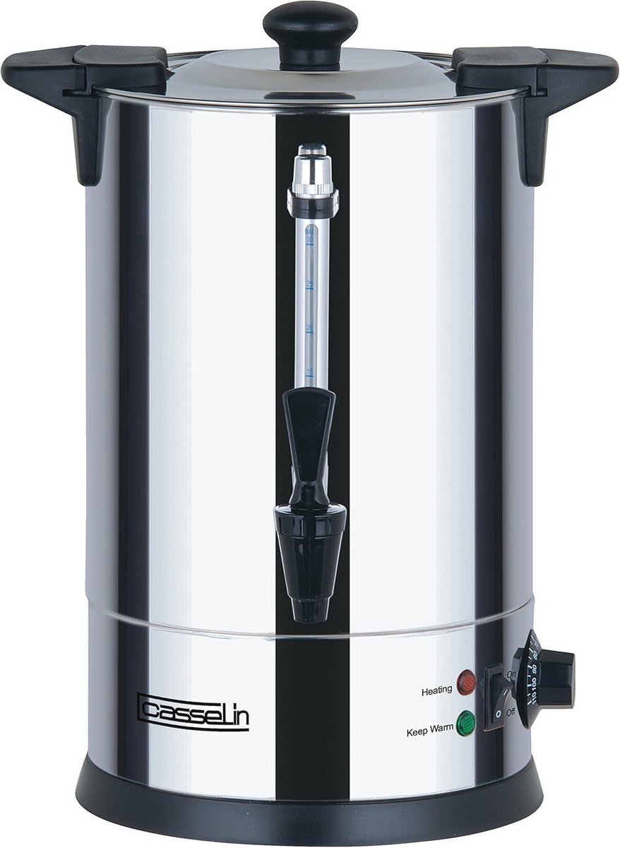 Heetwaterdispenser 6,8 Liter met Roestvrij Stalen Behuizing en Instelbare Thermostaat