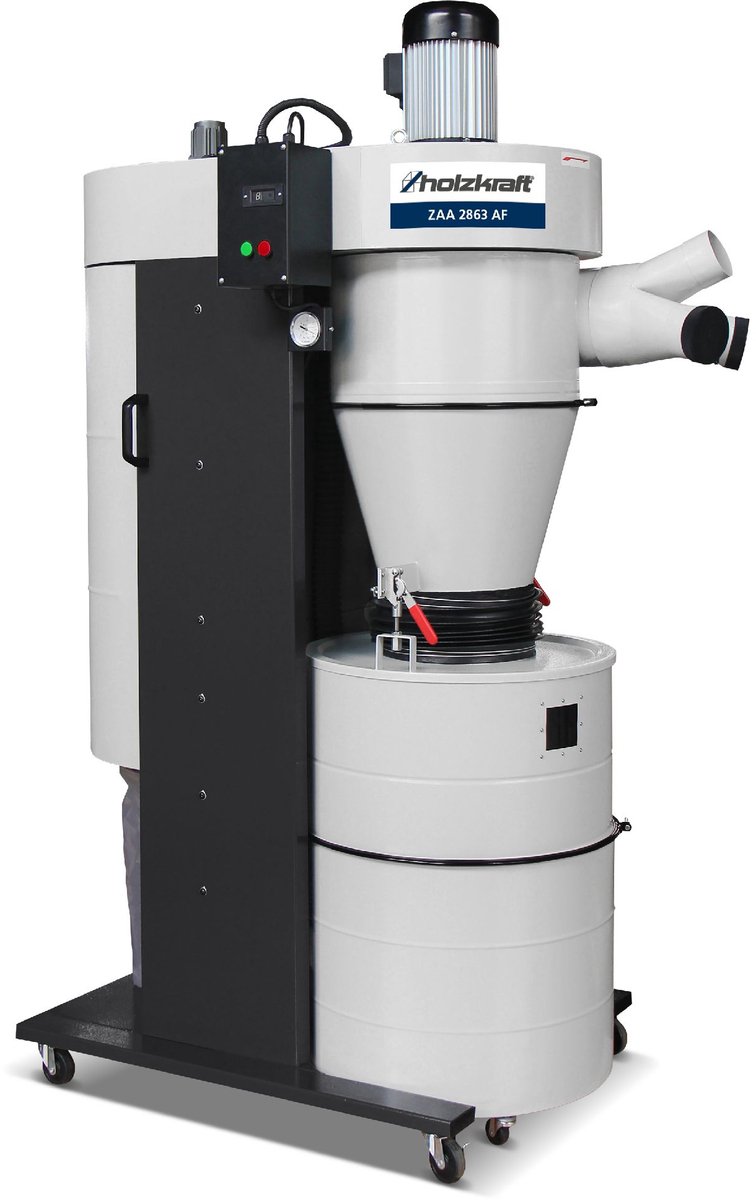 Cyclone afzuiginstallatie met autofilter 1760m³/h 3kW 400V Holzkraft ZAA2863AF 400V