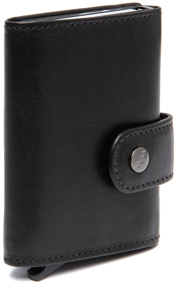 The Chesterfield Brand Leren Portemonnee Larino Wallet Black Zwart
