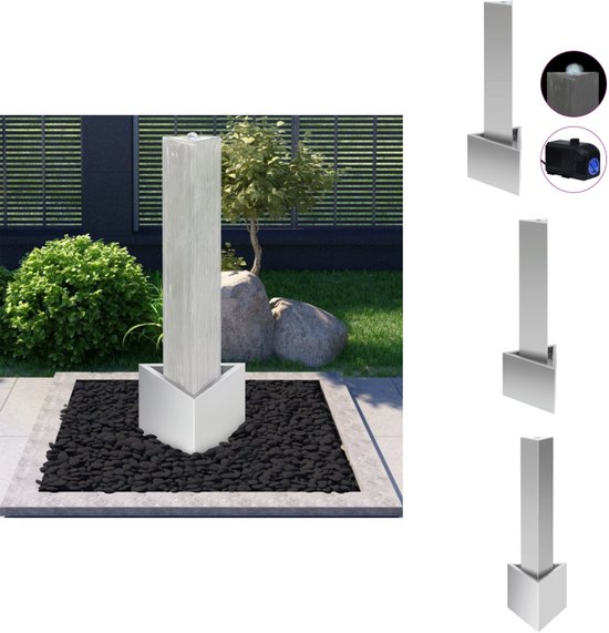 vidaXL Fontaine d'intérieur avec LED Polyrésine