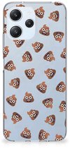 TPU bumper voor Xiaomi Redmi 12 4G Poep Emojis