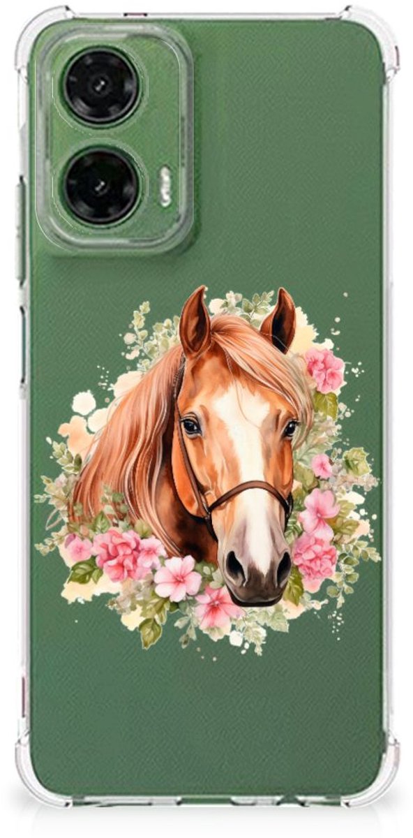 Case Anti-shock voor Motorola Moto G35 Paard