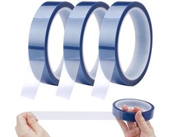 3 Rolls Heat Resistant Adhesive Tape for Electronic PCBs (20mm × 33m)