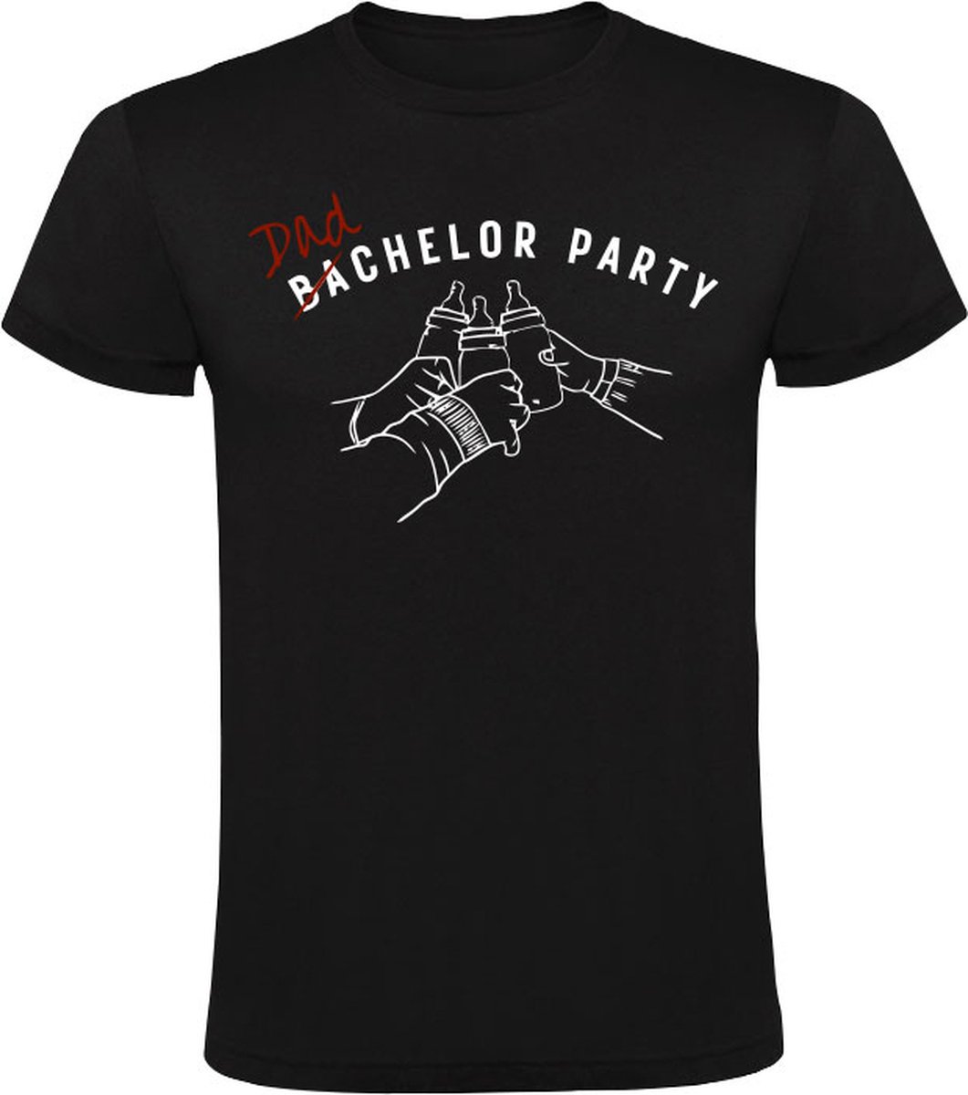 Dadchelor party Heren T-shirt -papa worden - vader - feest - baby - shirt