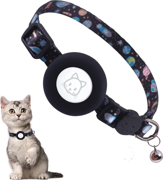 Kitchen-dream Beschermende halsband voor huisdieren, herstelkraag voor katten, schattige anti-bijthalsband, verstelbare kattenhalsband, zachte PP-katoenen halsband voor wondgenezing na