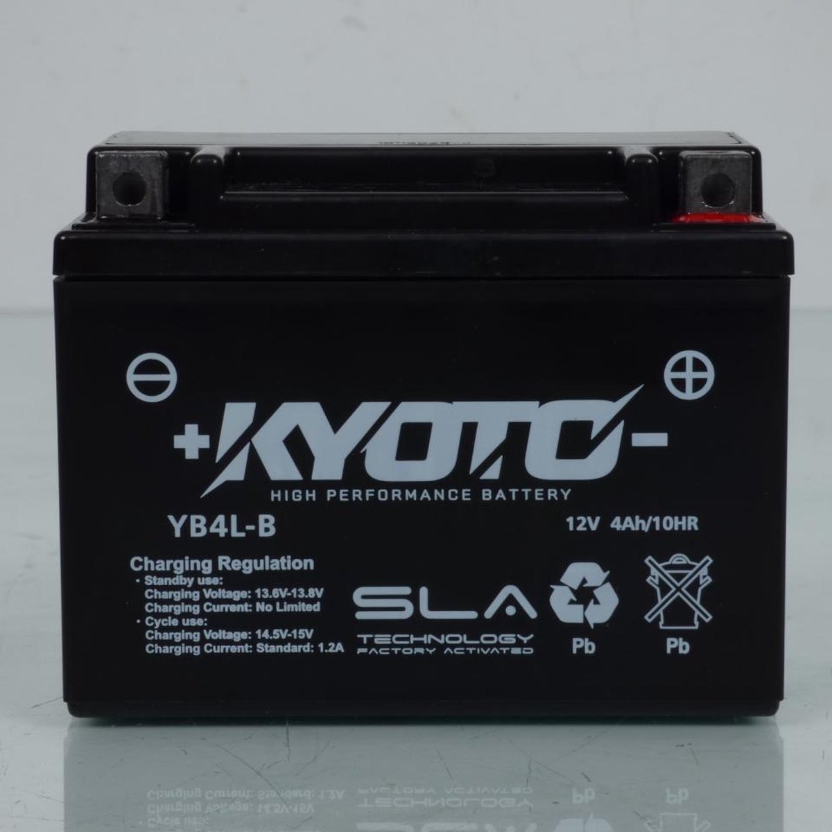 SLA Kyoto-accu voor tweewielers Derbi 50 Fenix 1997 YB4L-B SLA / 12V 4Ah nieuw