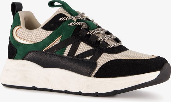 Baskets papa femme Blue Box noir vert - Taille 37 - Semelle amovible