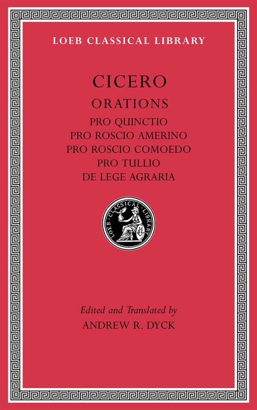 Loeb Classical Library- Pro Quinctio. Pro Roscio Amerino. Pr ... - cover