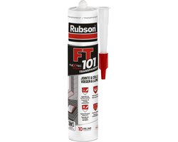 Rubson FT101 Bouwkit Transparant 280 ml – Montagekit & Afdichtkit met Flextec® – Sterk, Elastisch & Waterdicht – Voor Binnen & Buiten – Hecht op Beton, Hout, Metaal & Kunststof