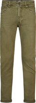 Petrol Industries - Heren Russel Gekleurde Regular Tapered Fit Jeans jeans - Groen - Maat 32