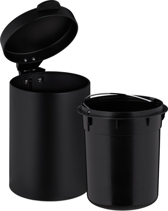 Prullenbak | Hailo | 30 Liter  Trio, Kunststof, Voor In Keukenkastje Uitschuiffunctie Opbergplank 0310 300 K170405239 M15 Big
