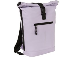 New Rebels Mart New York Lila 21L Rugtas Rolltop Waterafstotend Laptop 15.6