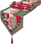 Chemin de table de Noël Nappe de Noël Noël de table de Noël Décoration de Décorations de Noël de Noël Tissu de Noël Nappe de Noël - 180 Cm