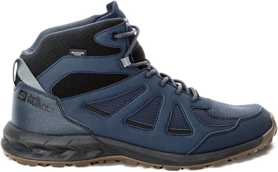 Jack Wolfskin WOODLAND 2 TEXAPORE MID M Heren Wandelschoenen - night blauw