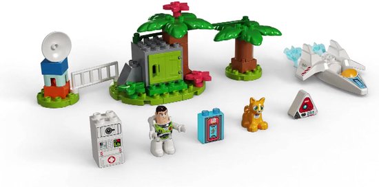 LEGO 10962 Duplo Disney et Pixar La Mission Planétaire de Buzz l’Éclair,  Jouet de l'espace avec Robot et Vaisseau Spatial, pour Enfants de 2 Ans