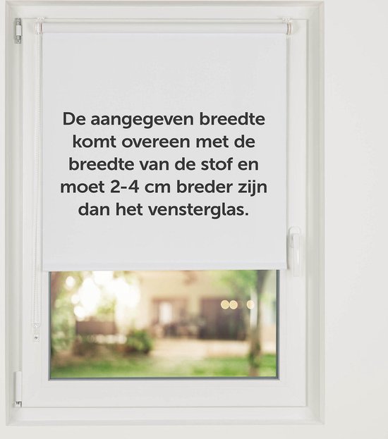 Store enrouleur occultant Blumtal - Sans Embouts - Store à pince - 120 x 195 cm, blanc