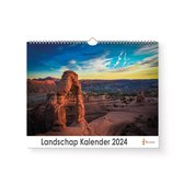 Huurdies - Landschap Kalender - Jaarkalender 2024 - 35x24 - 300gms