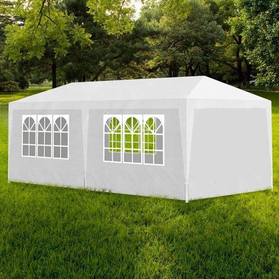 vidaXL - Partytent - 3x3 - m - blauw